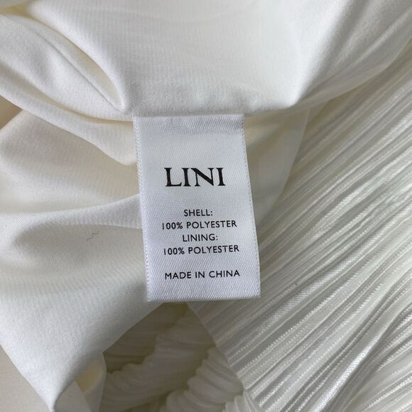 LINI Florence Dress Cutout MIDI Dress in white - Picture 8 of 8